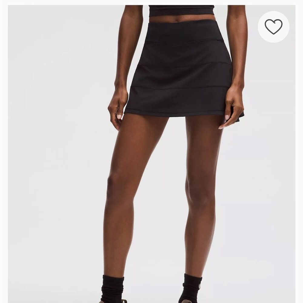 Lululemon Black pace setter skort